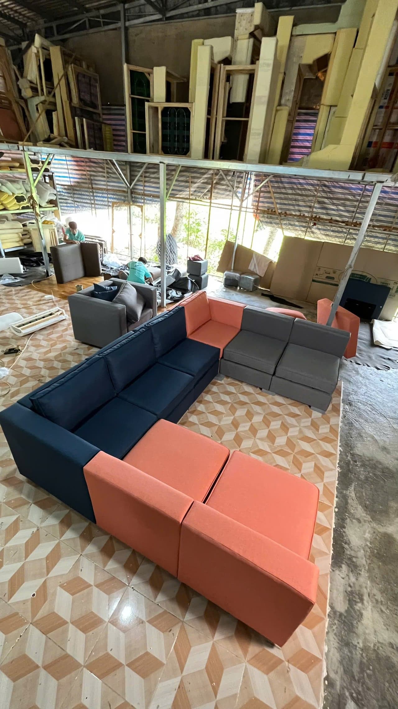 Bọc lại ghế sofa tại Bình Phước: Giải pháp từ xưởng 7MODU