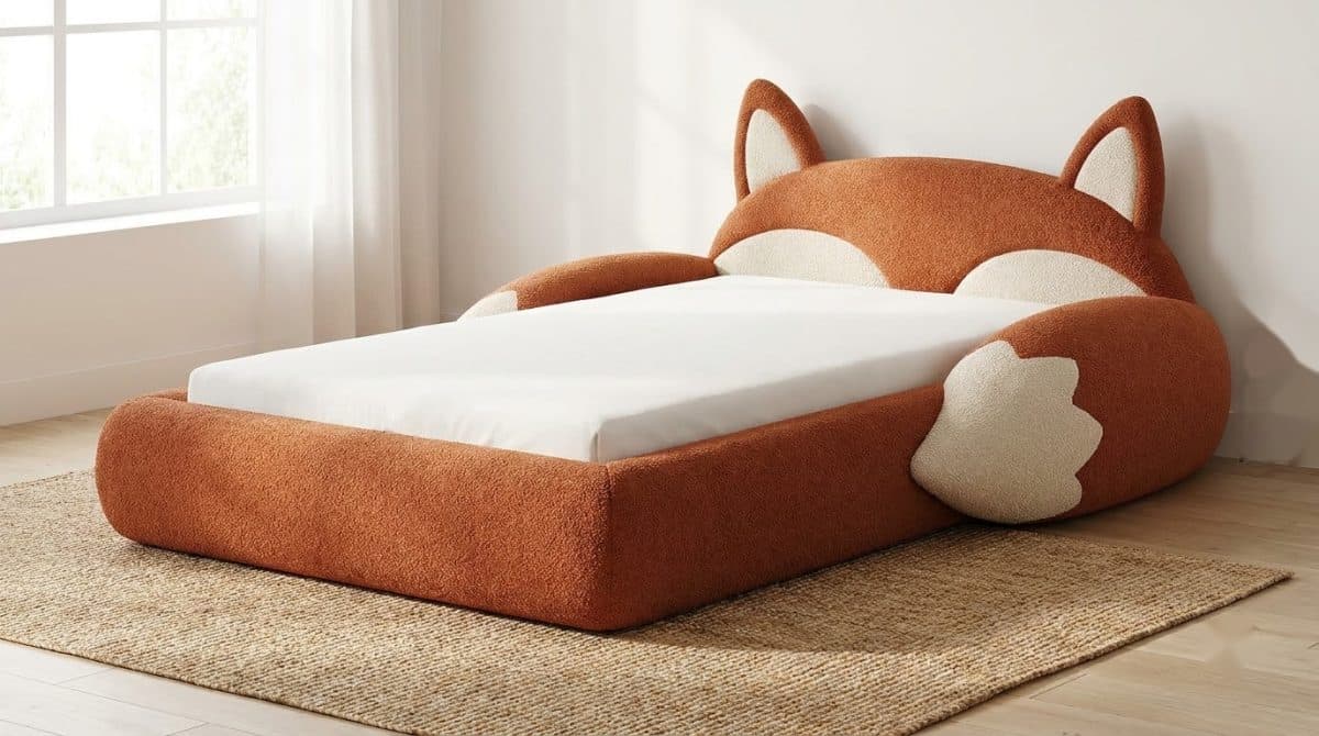Giường Kẹo Dẻo Cáo Nhỏ 7MODU-GS09
