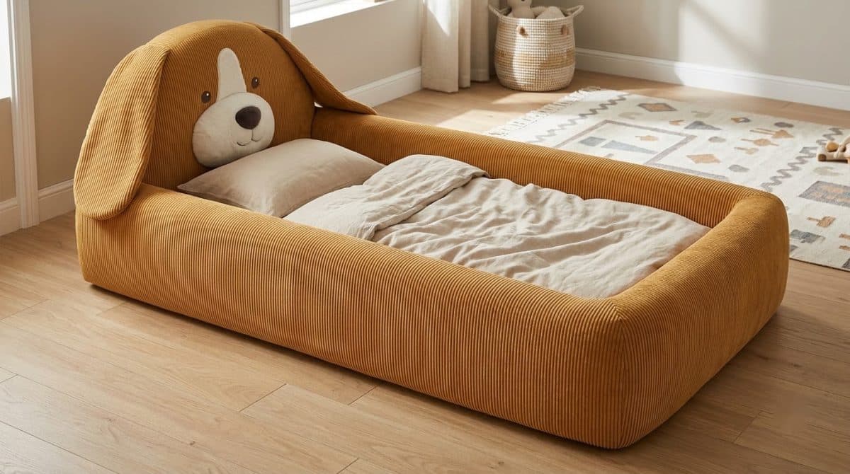 Giường Kẹo Dẻo Cún Tai Cụp – Tuổi Tuất 7MODU-GS19