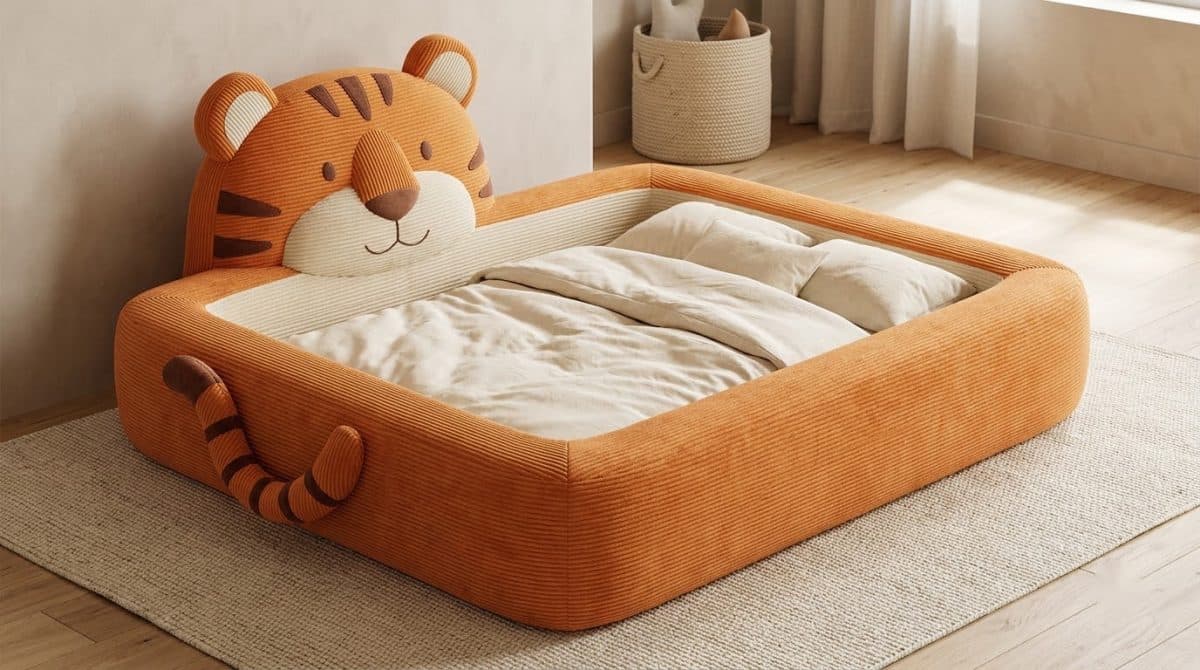 Giường Kẹo Dẻo Hổ Cam – Tuổi Dần 7MODU-GS23