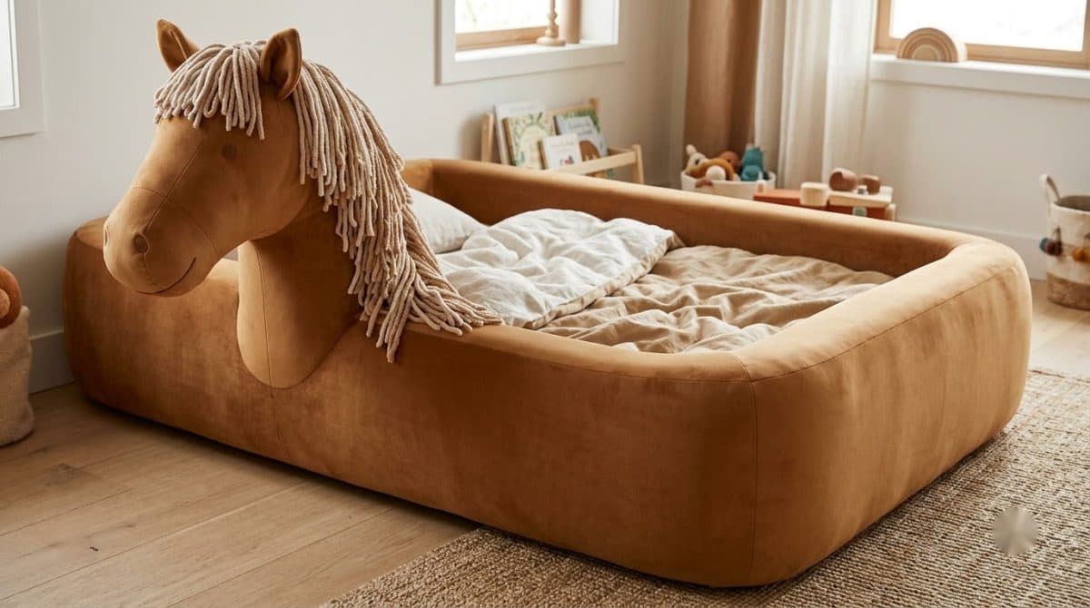 Giường Kẹo Dẻo Ngựa Nâu – Tuổi Ngọ 7MODU-GS26