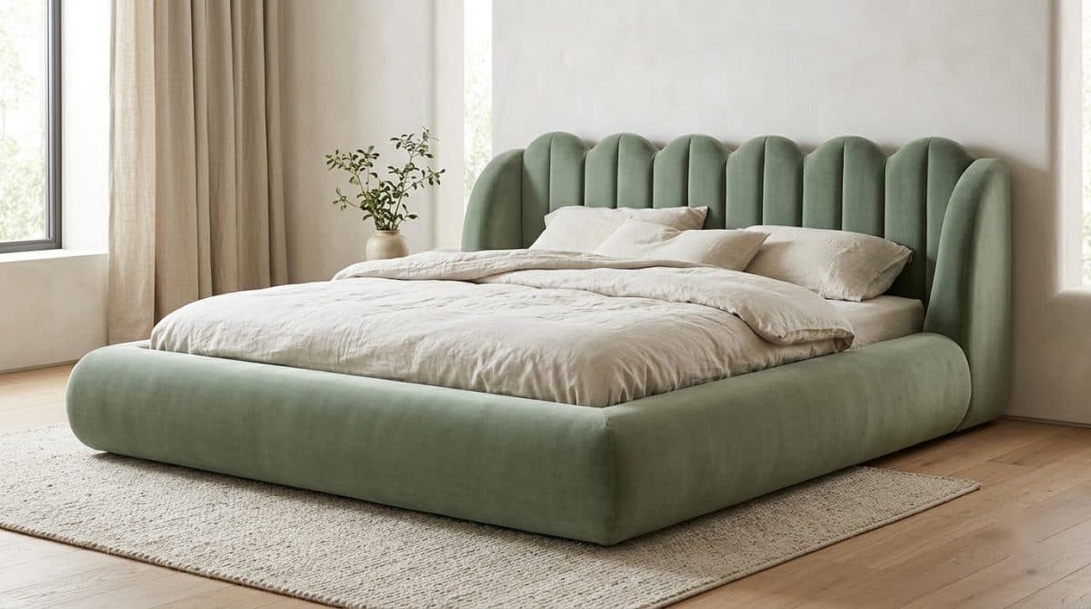 Giường Kẹo Dẻo Sò Xanh Xô Thơm 7MODU-GS40