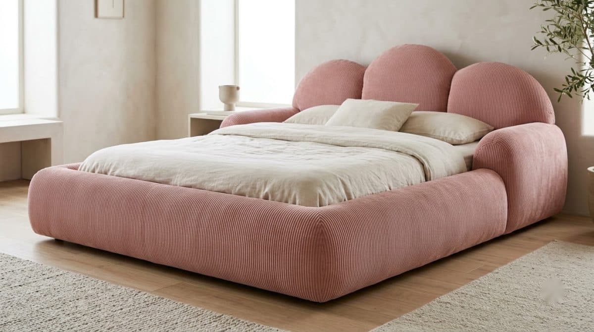 Giường Kẹo Dẻo Mây Hồng 7MODU-GS50