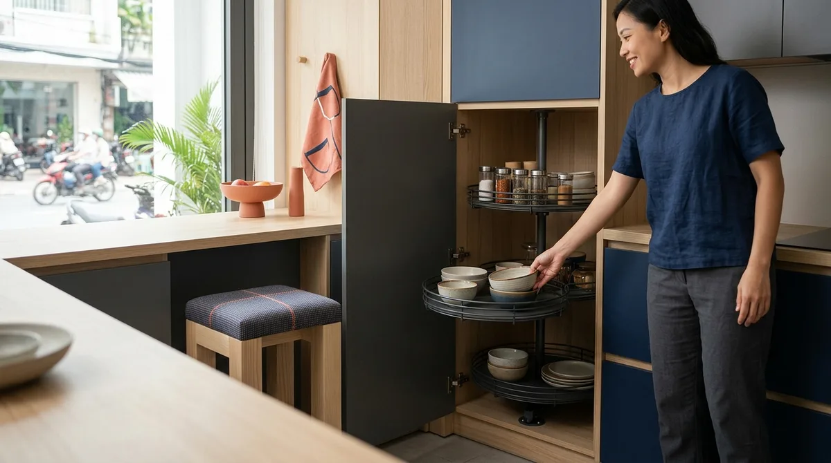 Tủ Bếp tại Đà Nẵng: Kinh Nghiệm Làm Tủ Bếp Bền, Dễ Dọn
