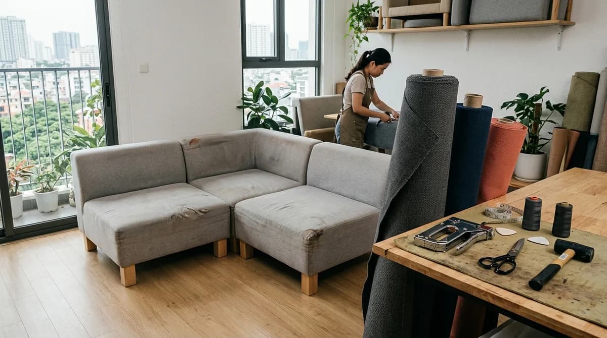 Bọc Lại Ghế Sofa tại Đà Nẵng: Khi Nào Nên Bọc Lại, Khi Nào Nên Thay