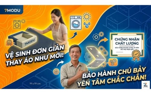 Cách vệ sinh & bảo quản Sofa Module 7MODU bền đẹp như mới