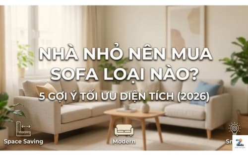 Nhà Nhỏ Nên Mua Sofa Loại Nào? 5 Gợi Ý Từ Thợ Nội Thất 7MODU