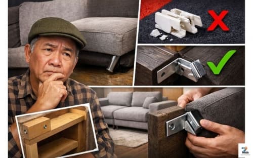 Sofa lắp ghép có chắc chắn không? Bí mật nằm ở bộ chốt ngàm