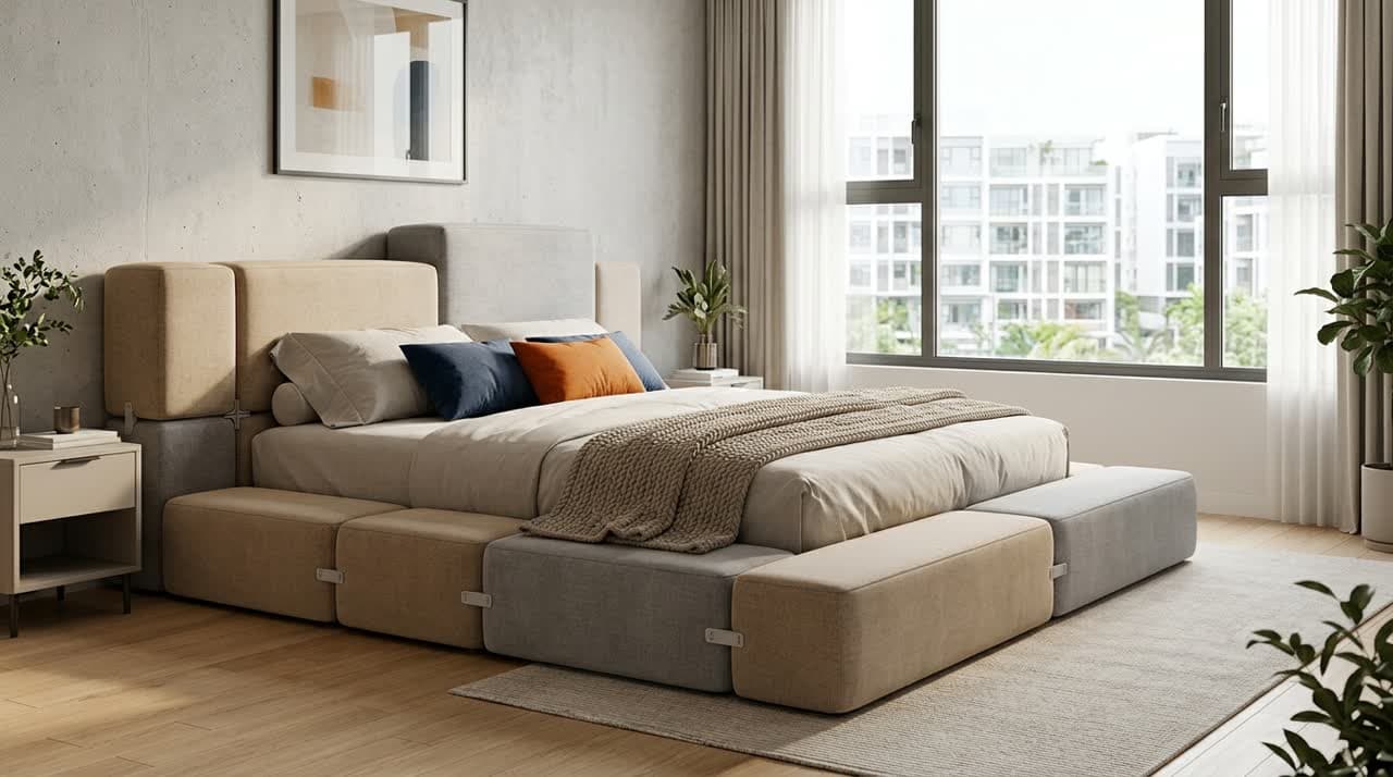 Giường module là gì? Giường tháo lắp lọt thang máy cho căn hộ 2026